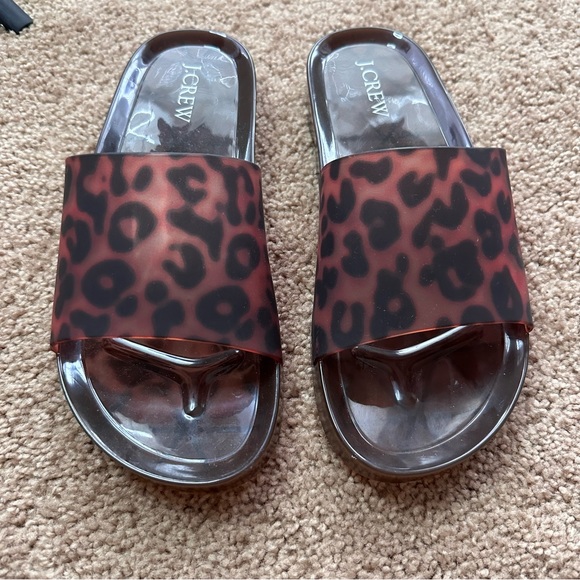 NEW J. Crew Tortoise Slide Sandal Women’s Size 38/7 Water Resistant Pool Slides - Picture 9 of 11